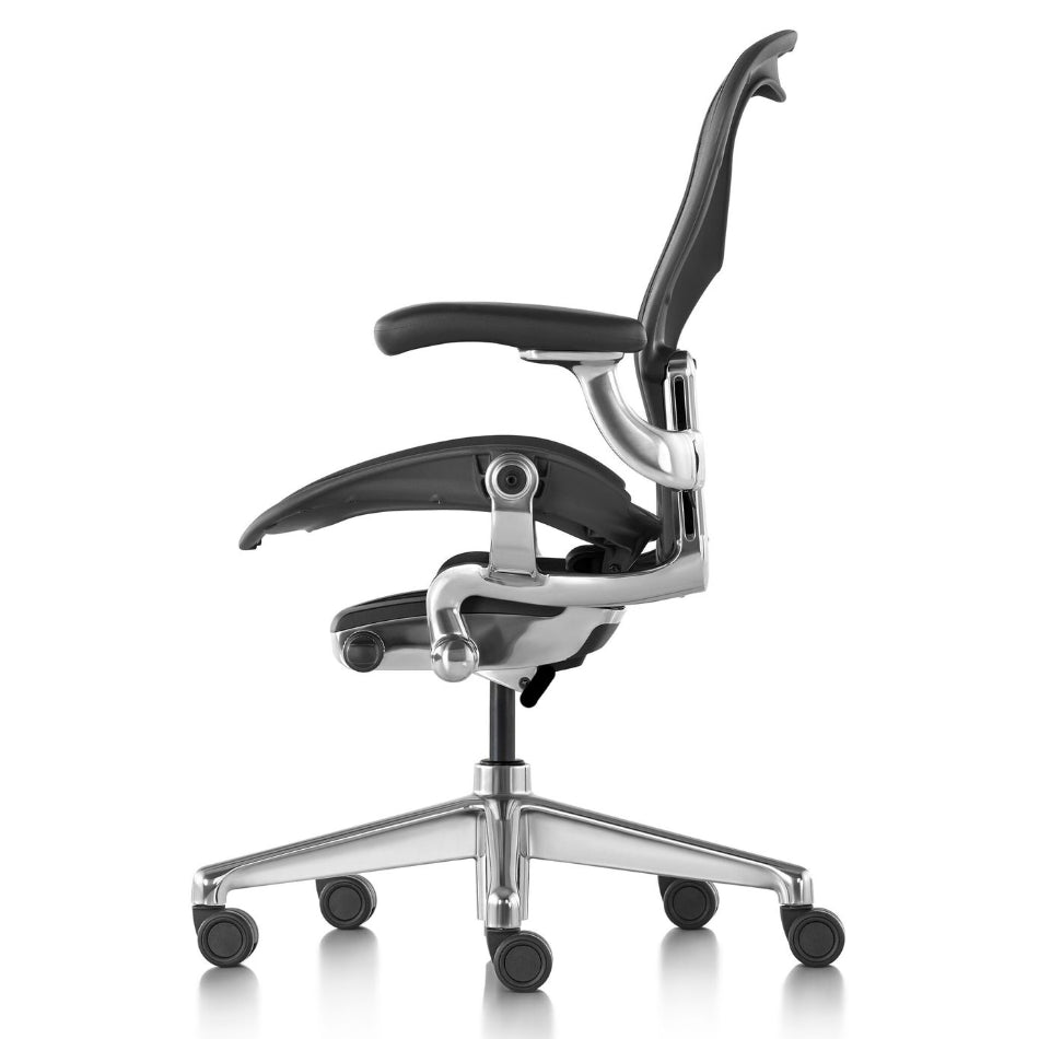 Herman Miller Aeron Remastered Polished Aluminium Refurbished